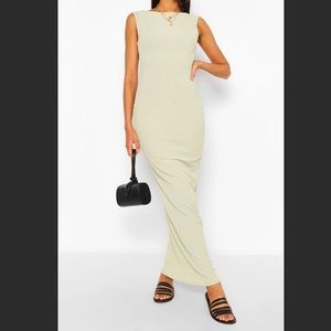Boohoo scoop back dress